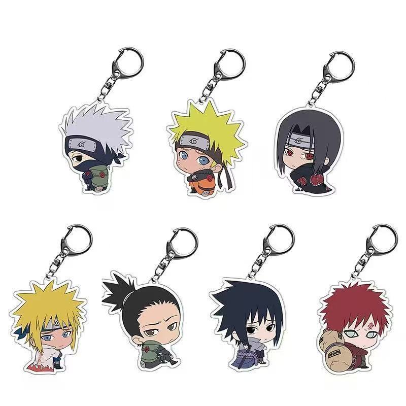 Anime Merchandise Naruto - Portachiavi in acrilico con personaggi di