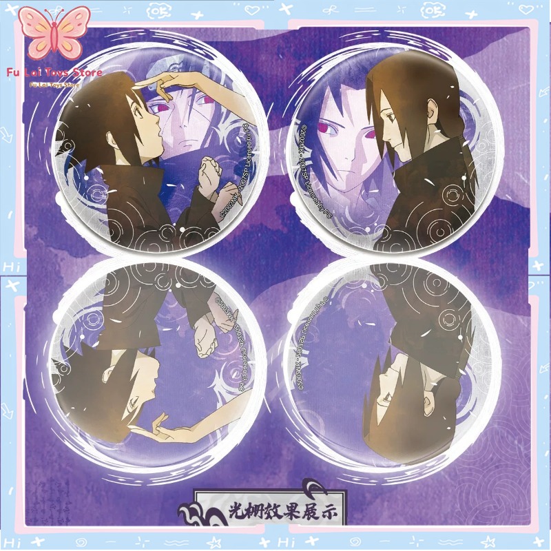 Anime Merchandise Naruto - Badge in Latta Ufficiale Serie Naruto
