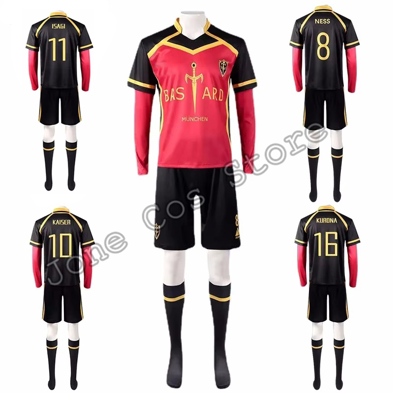 Anime Merchandise Online - Maglia Cosplay Kaiser Anime Isagi Yoichi,