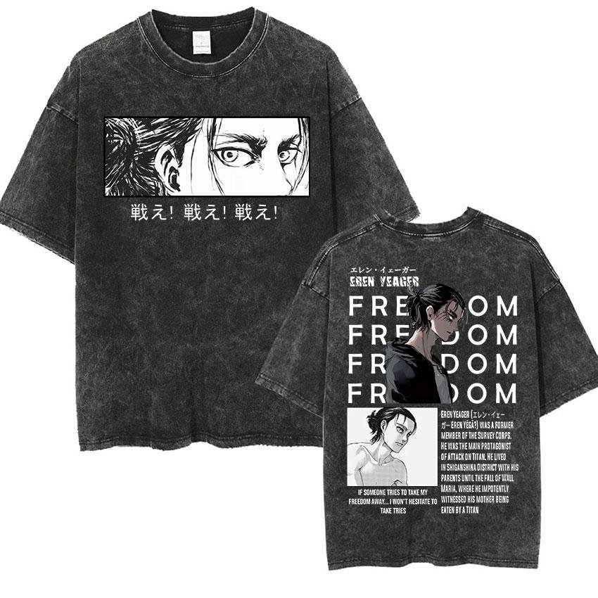 T-shirt Oversize Vintage Lavat - Anime Merchandise For Women recensione e prezzo