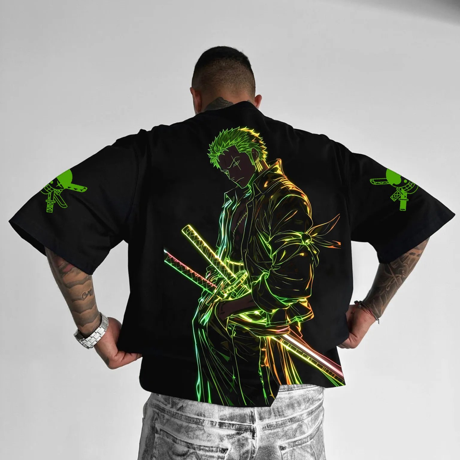 Anime One Piece Rufy Zoro T-sh - Anime Merchandise For Women recensione e prezzo